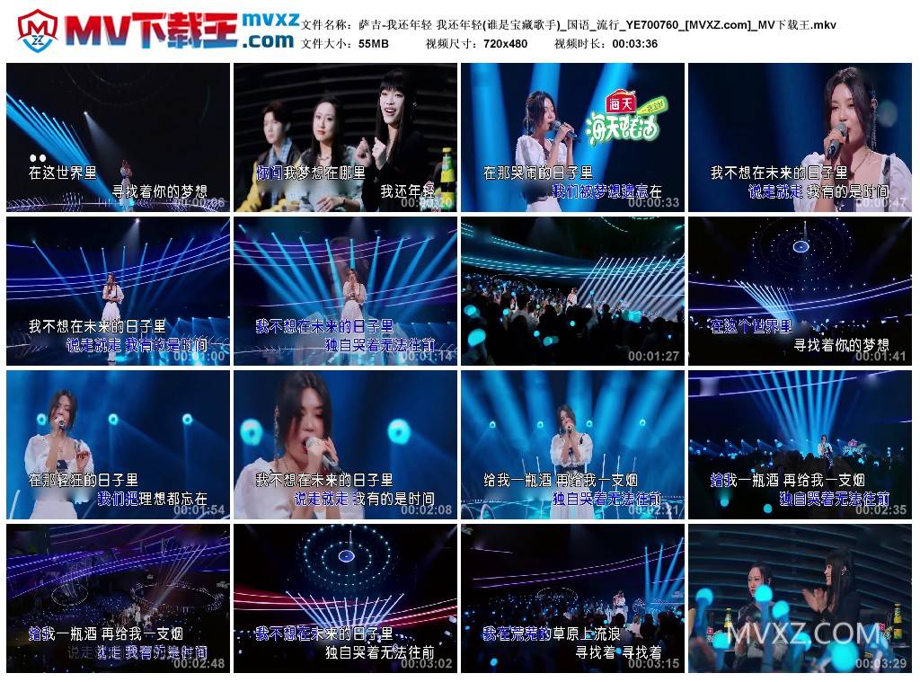 萨吉-我还年轻 我还年轻(谁是宝藏歌手)_国语_流行_YE700760